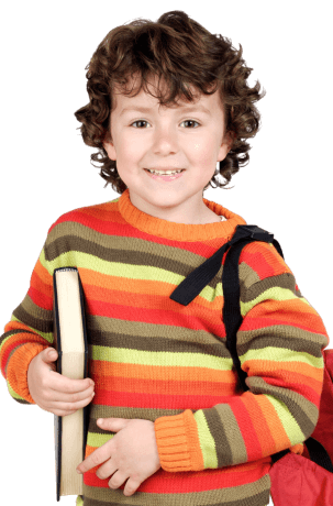 Happy child at Peekaboo Daycare